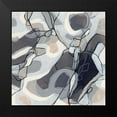 thumbnail image 2 of Vess, June Erica 15x15 Black Modern Framed Museum Art Print Titled - Graphite Swirl II, 2 of 5