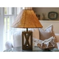 thumbnail image 3 of 16" Brown Slanted Empire Crinkle Oil Paper Lampshade, 3 of 3