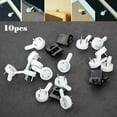 thumbnail image 3 of 10Pcs Picture Frame Seamless Nail Wall Hooks Plastic Invisibl Nail Home Decor, 3 of 4