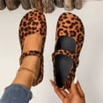 thumbnail image 4 of Everyday Comfort Shoes, Women's Barefoot Shoes Runing Casual Fashion Walking Sports Slip On Sneakers Yoga Zero Drop Sole Lightweight Breathable Minimalist House Shoes Summer Beach, Leopard Print 8.5, 4 of 4