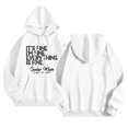 thumbnail image 5 of WCJM Women's Hooded Sweatshirt Casual Pullover Hooded Sweatshirt for Women Long Sleeve Top with Front Pocket, 5 of 6