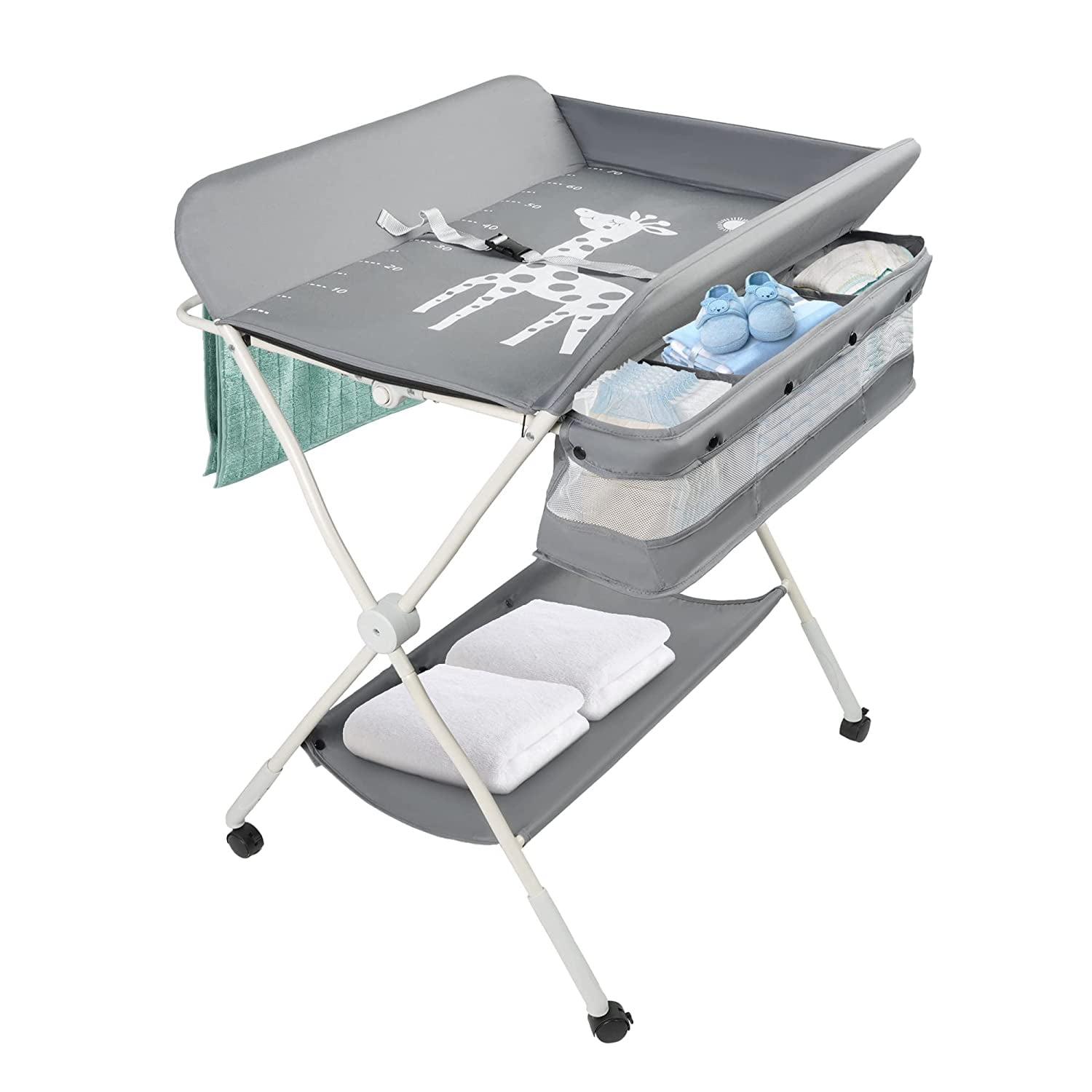 Portable Baby Changing Table,Folding Diaper Changing Station,Adjustable