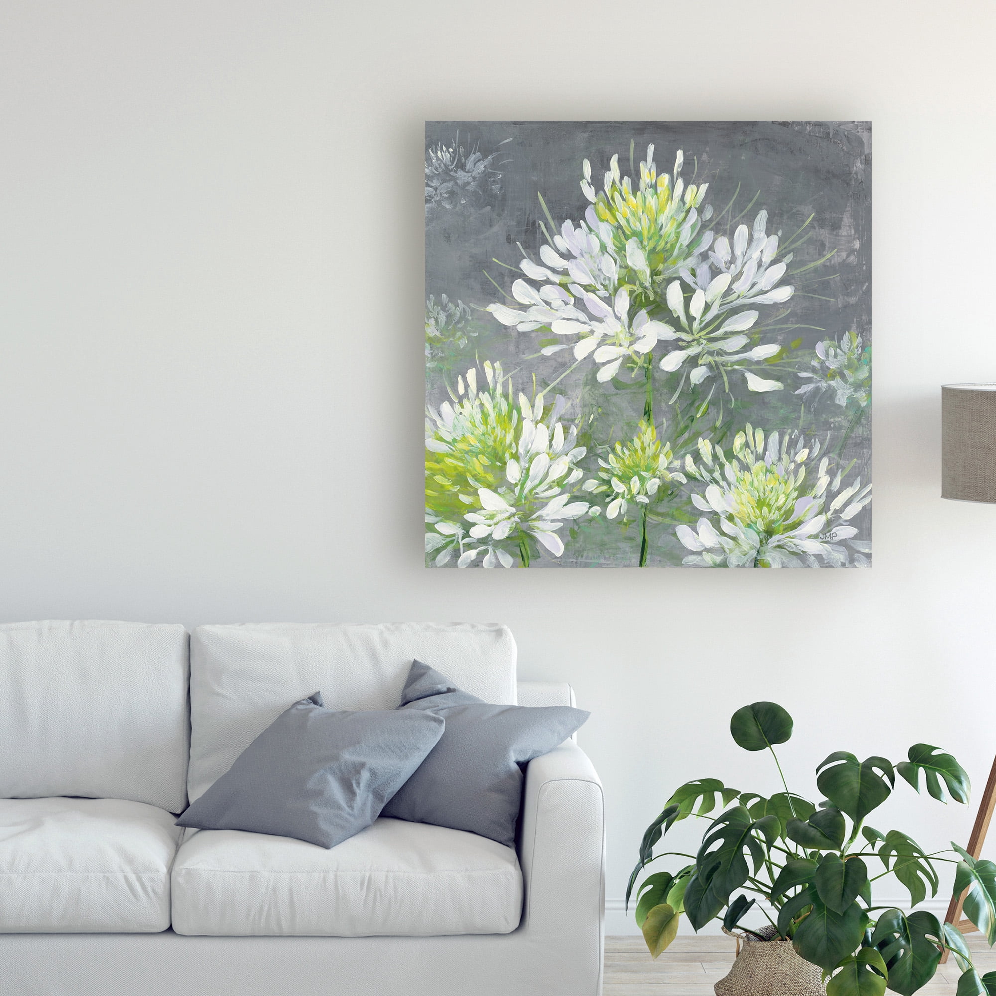 Trademark Fine Art 'Farmhouse Cleome I' Canvas Art by Julia Purinton