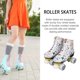 thumbnail image 3 of Patines de Ruedas Patines de Ruedas de 4 Ruedas de Doble para Niños y Adultos Zapatos de Patinaje con Grafiti ANGGREK Otros, 3 of 8