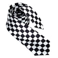 thumbnail image 3 of para Hombre en Blanco Y Negro, de 2 Pulgadas, Informal, Formal, Genial. Salvador Blanco y negro, 3 of 7