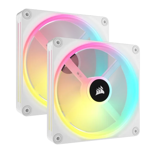 VENTILADOR CORSAIR ICUE LINK QX140 KIT 2X1 RGB 140MM BLANCO CO-9051008-WW