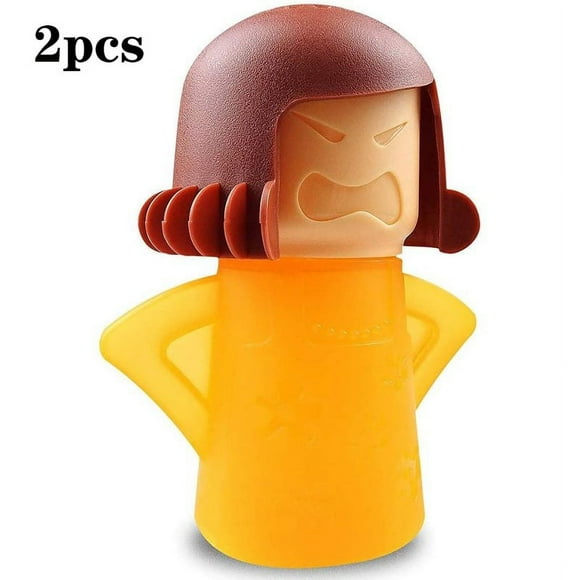 Angry Mom Microwave Cleaner - Angry Mom Mad Mama Microwave Oven Cleaner High Temperature Steam Cleaning Equipment Tool Easily Crud Steam Cleans Add Vinegar and Water for Kitchen