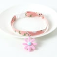 thumbnail image 6 of Mightlink Puppy Collars Soft Cat Accessories Multicolor Adjustable Marguerite Flower Cat Collar for Pet, 6 of 8