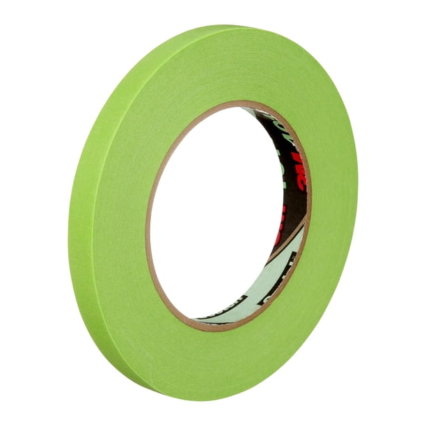 Cinta de Enmascarar 3M 401+ de Alto Rendimiento 0,5 cm x 55 m Verde