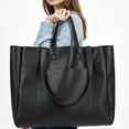 thumbnail image 4 of Women Large Capacity Tote Bag for Women, PU Leather Shoulder Handbag Work Tote Bag with   Travel Bag Computer Bag for Office Travel, 4 of 7