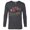 Charcoal Heather, variant on Marvel Spider-Man Graphic Pop Marker Color Totally Awesome - Long Sleeve T-Shirt for Men - Customized-Athletic Heather