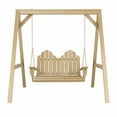 thumbnail image 3 of Amish Casual Adirondack Heavy Duty Swing with A-Frame Stand, Semi-Solid White, 3 of 9