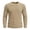 A24-Khaki, variant on Kalauyu Mens Waffle Knit Textured Shirts Long Sleeve Round Neck Blouse Soft Stretch Casual Spring Fall Daily Wear Tunic Tops