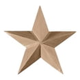 thumbnail image 1 of Ekena Millwork ROS07X07GLMA 7 in. W x 7 in. H x 1.12 in. P Galveston Star Rosette- Maple- Architectural Accent, 1 of 1