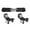 Black-complete set, variant on Motorcycle Front Rear Adjustable Lowering Link Kits for 660R 700, 450, 200, 350