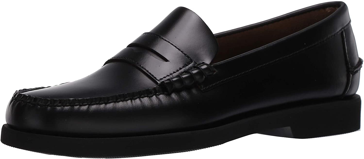Sebago Dan Polaris 7001GW0 Mens Black Loafers & Slip Ons Penny Shoes 