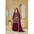 thumbnail image 2 of Custom Made Indian Designer Sharara Suits For Women & Girls Heavy Georgette Kurta Kurti Sets, 2 of 5