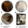 thumbnail image 3 of Designart "Selfy Wolf " Animals Metal Wall Art Prints, 3 of 5