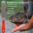 Rural365 Farrier Rasp File Mini Rasp Hoof File Equine Hoof Rasp for