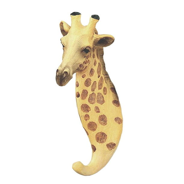 Gancho De Pared / Percha Resina Cabeza De Animal para proteger Con Forma De Animal Sombrero Gancho De Llave - Antílope, Individuales Jirafa BLESIY Gancho Gancho Animal Ganchos