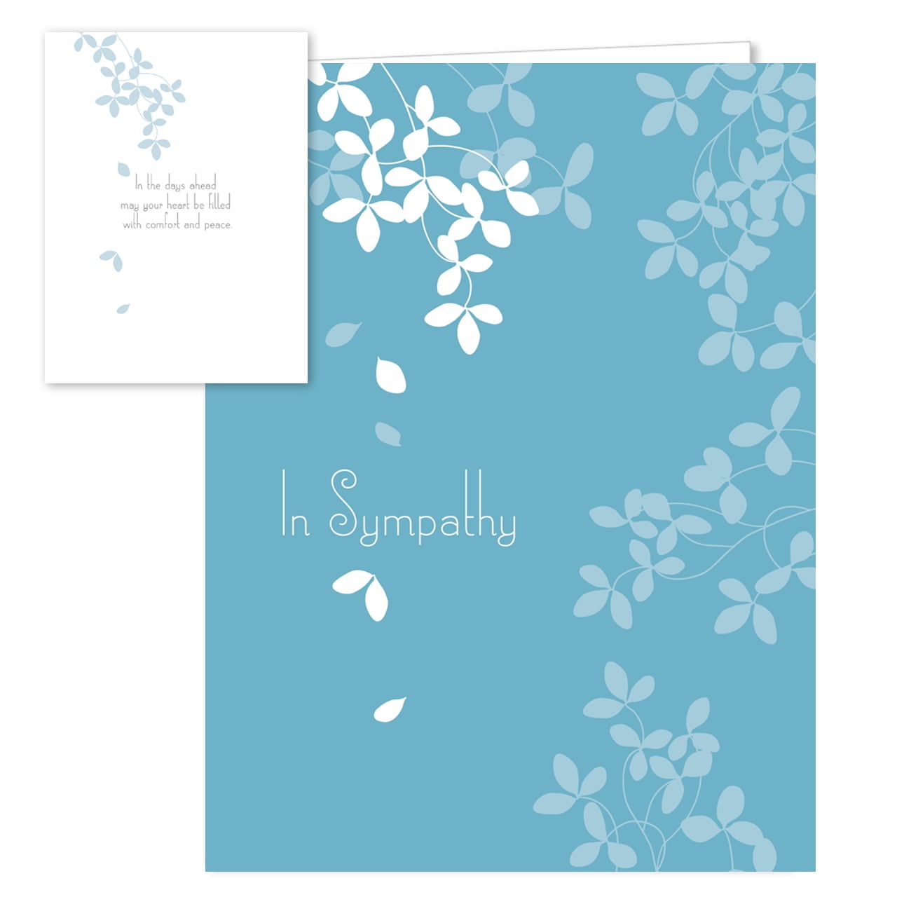 Heart Felt Sympathy Note Card Assortment - set of 25
