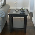 thumbnail image 3 of Versaloft Solid Wood Amish End Table with Shelf in Asbury Stain with Clearcoat - Living Room Side Table Made in the USA, 3 of 4