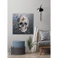 thumbnail image 4 of Parvez Taj "Tinted Happy Butterfly Skull" Painting Print on Wrapped Canvas, 4 of 7