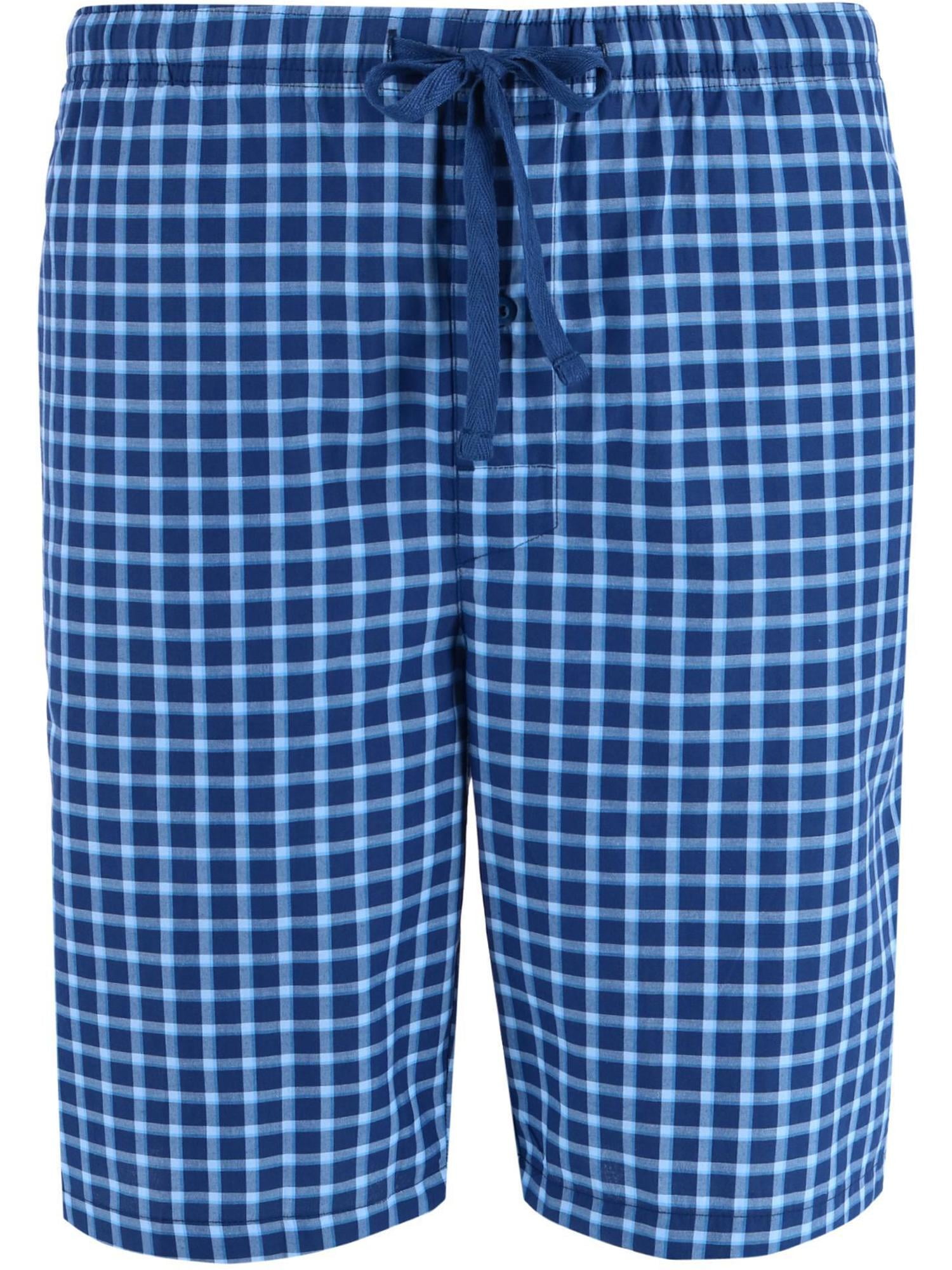 Hanes Madras Sleep Pajama Shorts (Men Big & Tall)