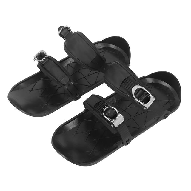 Short Snow Skates, One Size Adjustable Binding Easy Control Mini Ski Skates For Adults For Winter Sports