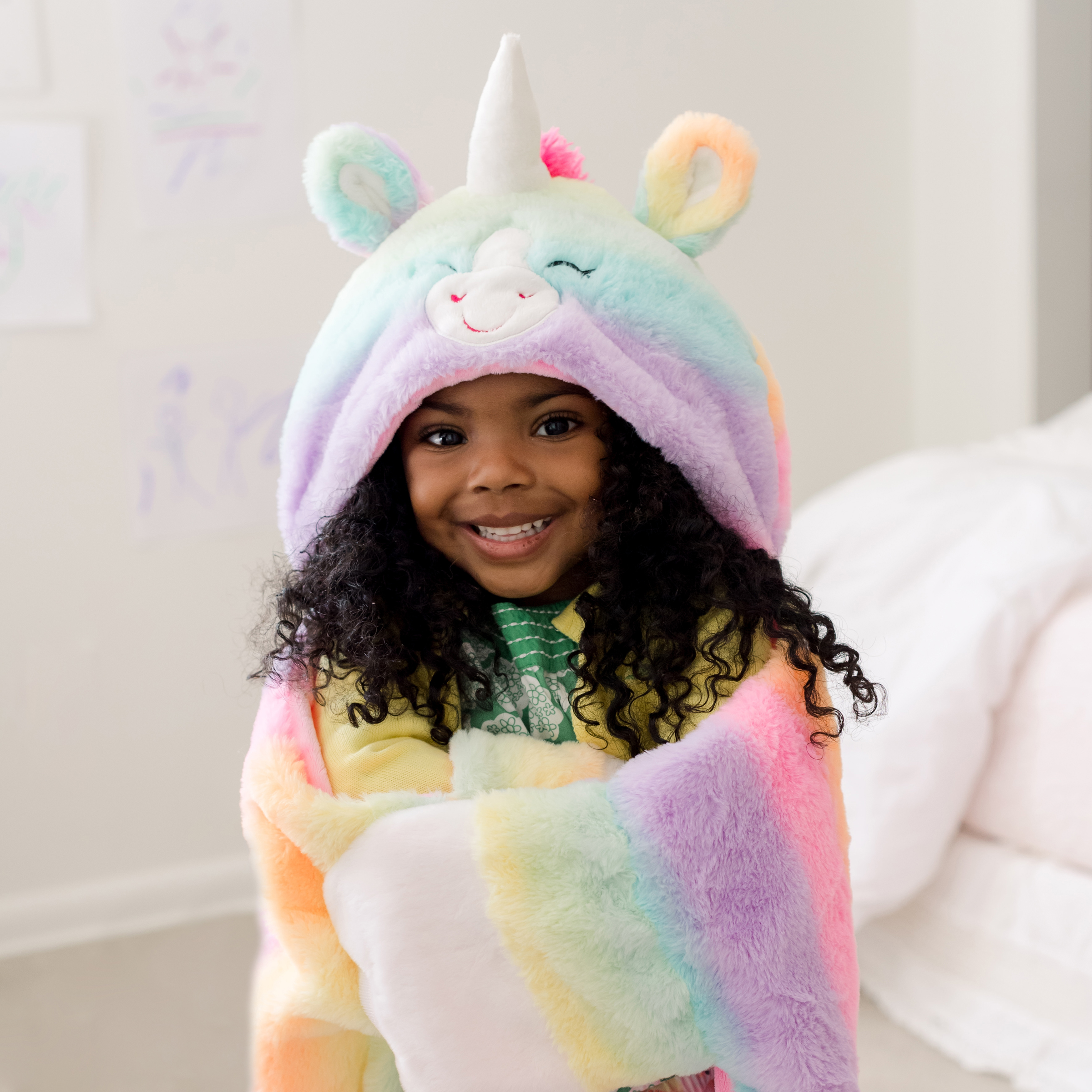 Animal Adventure® Wild for Style™ 2-in-1 Transformable Character Cape & Plush Pal – Unicorn - image 2 of 7