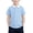 Light Blue, variant on akafmk Boys Polos Shirts Dressy Short Sleeve School Uniform Shirts Preppy Style 2-15 Years