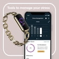 thumbnail image 4 of Monitor de actividad física Fitbit Luxe edición especial con pulsera Gorjana, 4 of 5