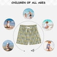 thumbnail image 5 of FORMRS Boys Swim Trunks Quick Dry Mesh Lining Beach Boardshorts, Sizes XS-XL, Green Stripe Flowers, 5 of 6