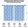 thumbnail image 2 of Blackout Kids Curtains,Blue White Butterfly Pattern Childrens Insulated Curtains Set Of 2,Bedroom Essentials,Toddler Room Decor 42"x63", 2 of 5