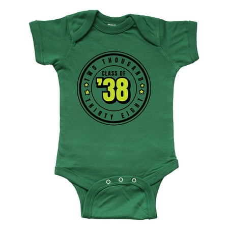 

Inktastic Class of 2038 in Black Circle with Stars Gift Baby Boy or Baby Girl Bodysuit