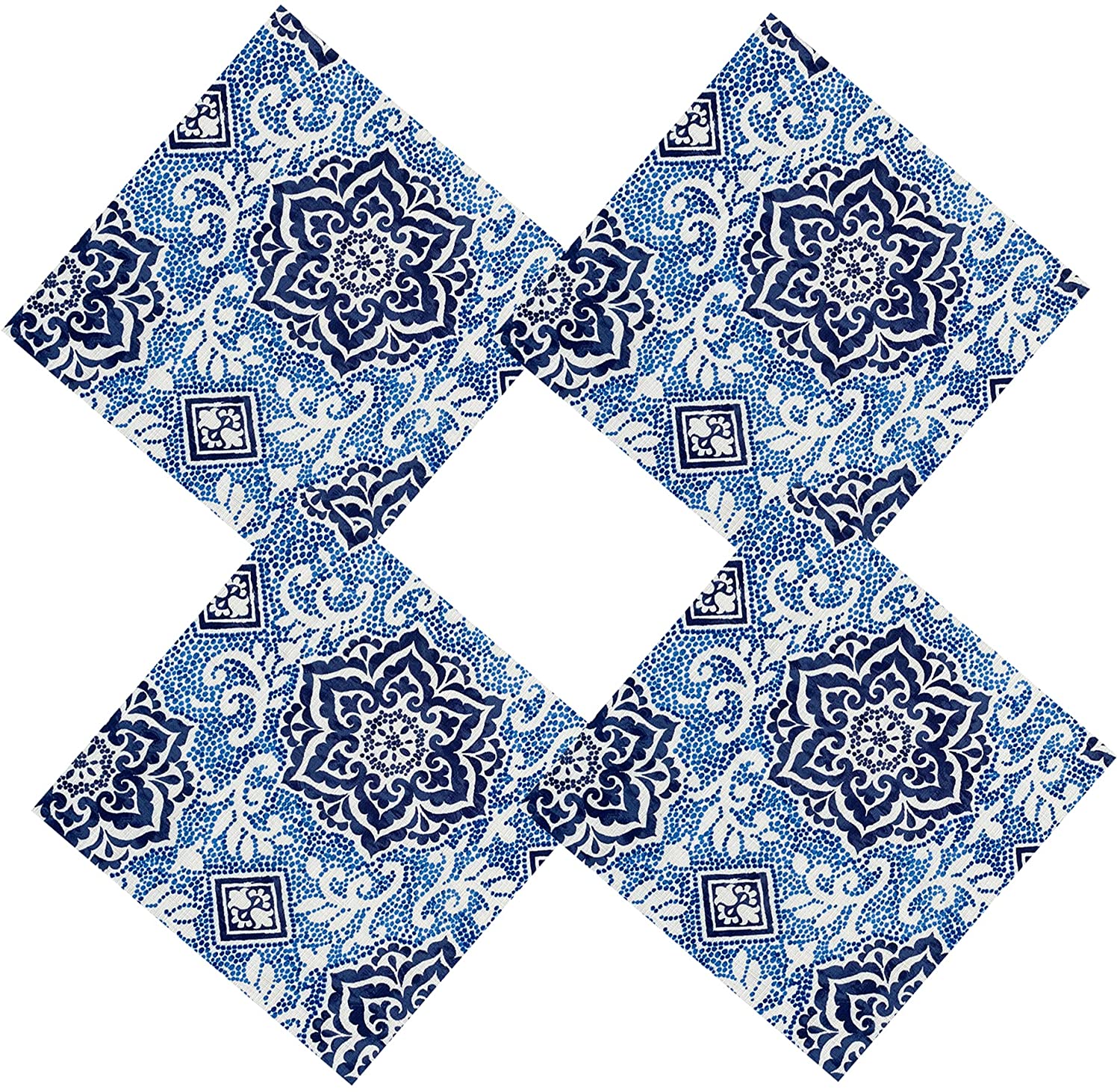 Waverly Spotlight Mediterranean Tile Print Indoor/Outdoor Print Fabric