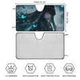 thumbnail image 2 of Demon Slayer Muichiro Tokito Windshield Sun Shade - Car Sun Shade Windshield Keeps Interior Cool, Reflector Sunshade, Foldable Sunshade for Car Windshield for Cars, SUVs 51"x28", 2 of 8