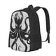 thumbnail image 1 of Disketp Abstract Ink Octopus Mochila Minimalista de Gran Capacidad, Mochila de Viaje para Escuela, Trabajo o Uso Diario, 1 of 6
