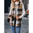 thumbnail image 7 of Cuteduck Womens Sleeveless Plaid Vest Wool Blazer Jackets Cardigan Outerwear Fall Winter Tops, 7 of 7