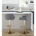 thumbnail image 4 of LumiSource Daniella Adjustable Barstool - Set of 2, 4 of 11