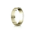 thumbnail image 2 of Benchmark� 6mm Comfort-fit Satin-finished Grooves Carved Design Wedding Band Ring, 2 of 9