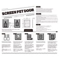 thumbnail image 4 of Puerta de Pantalla de Mascotas Magnética Puerta para Perros y Gatos para la Puerta de la Pantalla en Las Puertas de Mascotas de Bloqueo de 2, 4 of 6