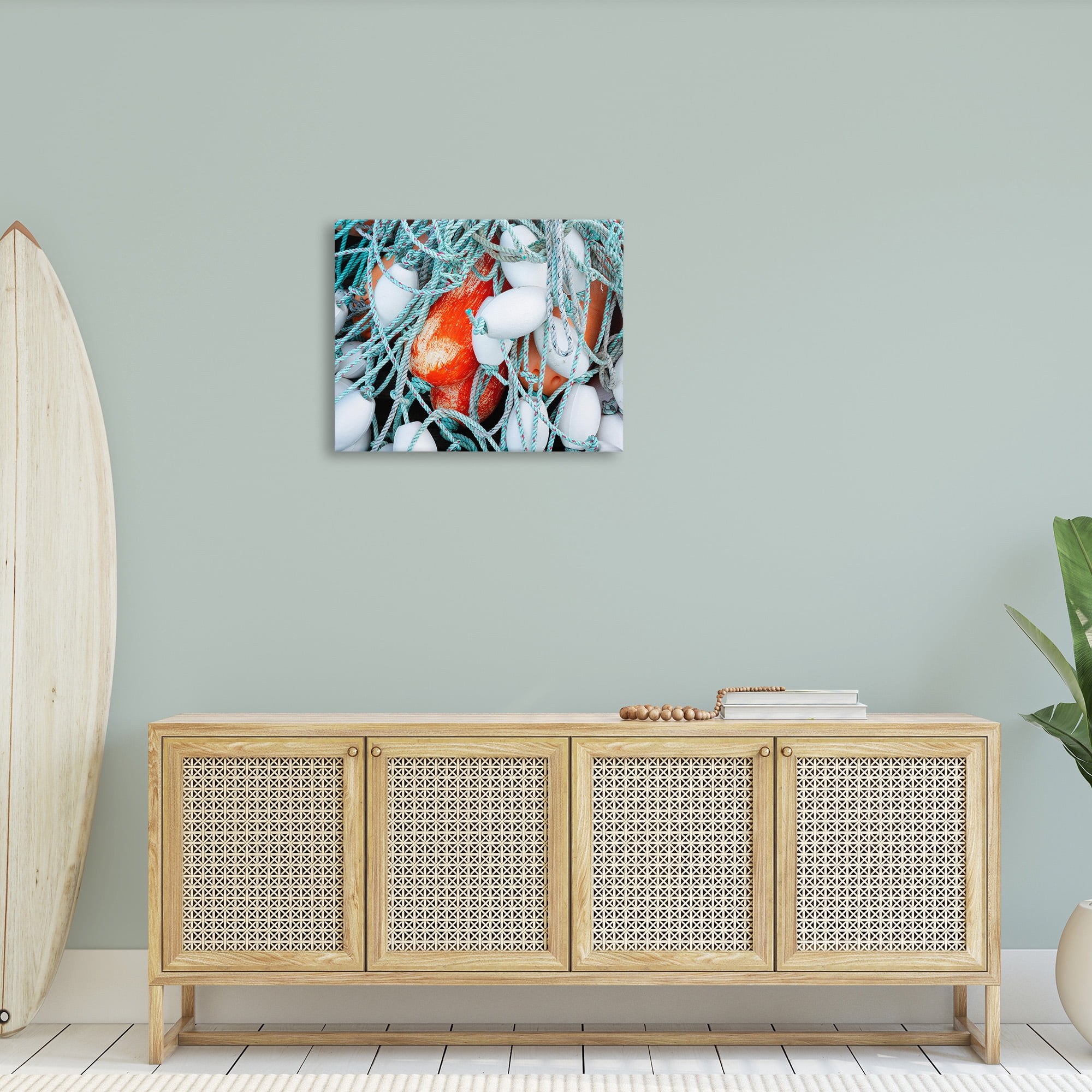 Stupell Industries Fishing Lines & Bobbers Nature Photography Gallery Wrapped Canvas Art Print Wall Art, 30 x 24