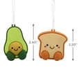 thumbnail image 2 of Hallmark Better Together Avocado and Toast Christmas Ornament, 2 of 5