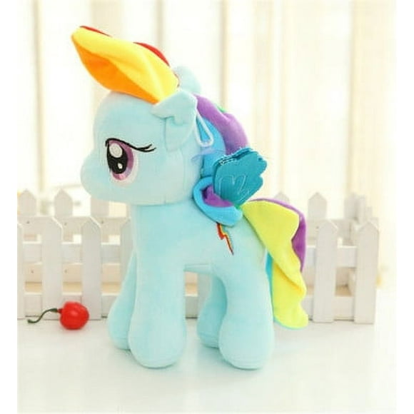 My Little Pony Jouet en Peluche Bleu 15,75 Pouces Compagnon de Jeu pour Enfants Poupée en Peluche pour Garçons et Filles Décoration pour la Maison