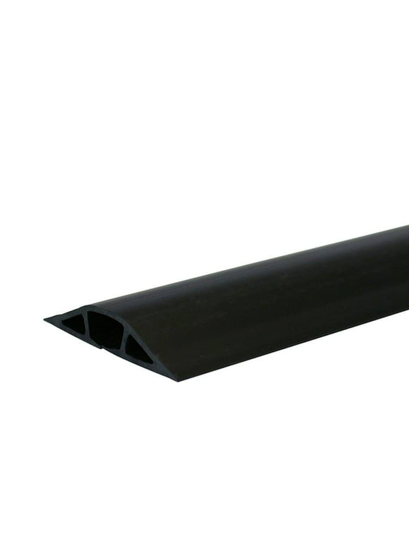Wiremold Corduct 50' Overfloor Cord Protector, Black