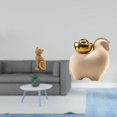 thumbnail image 2 of Figura decorativa de gato de resina para entrada, estantería, sala de estar, dormitorio o mesa. Decoración creativa para el hogar. Feng Shui chino. Co, 2 of 8