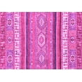 thumbnail image 1 of Ahgly Company Indoor Rectangle Abstract Pink Modern Area Rugs, 5' x 7', 1 of 4