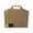 Brown, variant on COM1950s File Organizer and Document Case,35 X 31.5 X 4.7 Cm Expanding Portfolio Bag with Carrying Handle,Plastic File Storage for Office Professionals and Adults