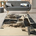 thumbnail image 2 of MDA Rug Imports Rhodes Collection Abstract Area Rug 7'11'' Round - White/Blue, 2 of 5